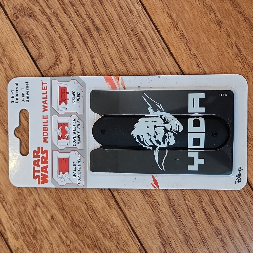 NEW Yoda - Star Wars - 3-in-1 Universal Mobile Wallet